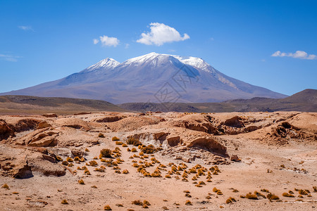 爱德华李尔玻利维亚南利佩斯高原的山脉和沙漠景观玻利维亚南利佩斯的山脉和沙漠景观背景