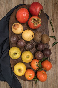 季节水果秋秋季收获是健康食品饮图片