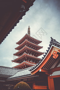 日本东京神农寺的宝塔日本东京森森寺宝塔图片