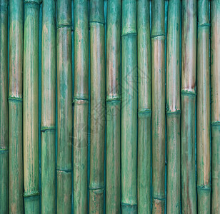 绿漆的竹墙抽象背景复古和老旧的图片添加文字信息设计艺术工作的背景图片