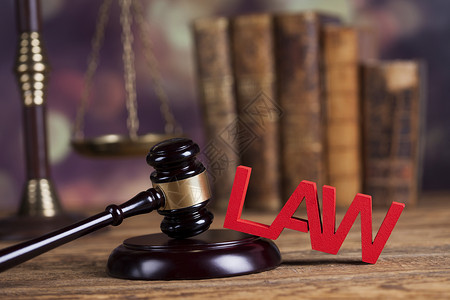 木板法律大师司概念律制度和司概念律典和规模背景图片
