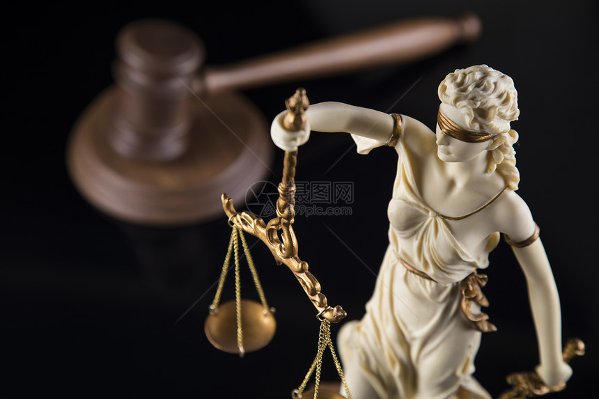 正义女神法律和司概念图片