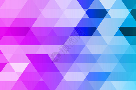 蓝色紫调几何形状的抽象模组背景图片