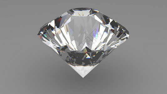 3d钻石以灰色背景成3d钻石以灰色背景成图片