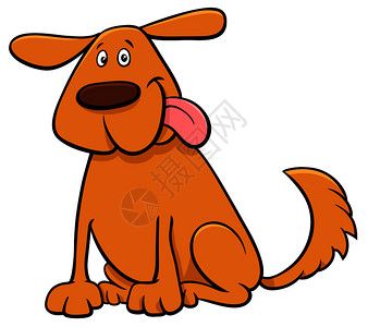 卡通可爱的狗背景图片