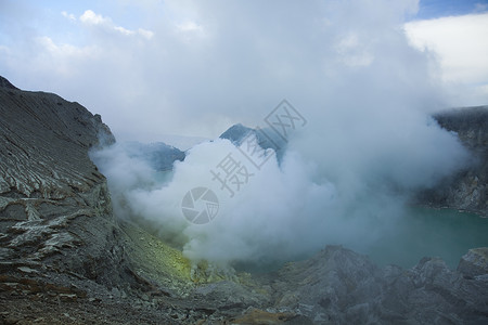 火山伊延雅瓦印地安闪亮多彩的生动主题高清图片