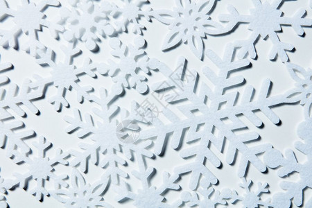 白色背景的雪花冬季圣诞节背景冬季雪图片