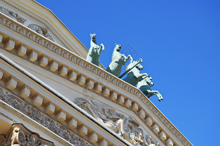 在莫斯科俄罗大剧院的外表股市形象图片