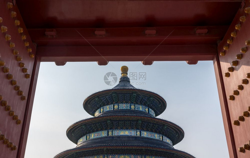 北京天坛入口图片