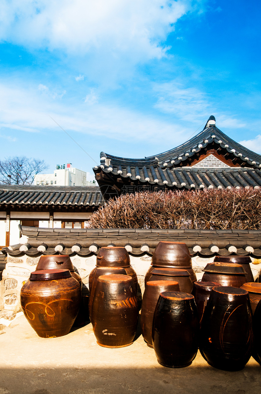 传统韩国基米奇容器锅图片