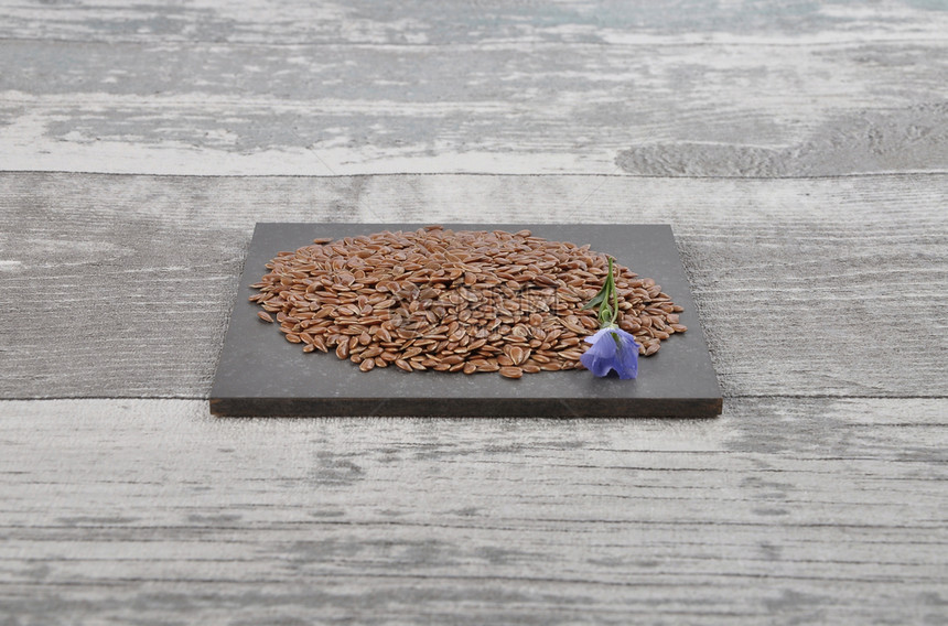 页岩和风化木材上易菜籽和常见的麻风图片