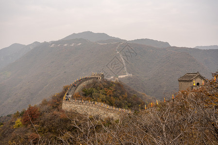 万里长城背景图片