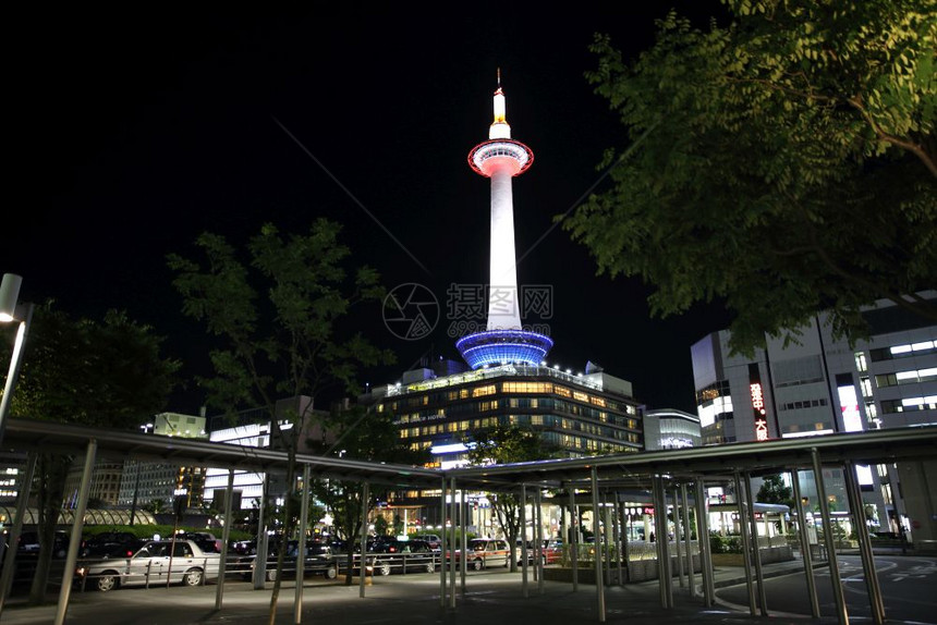 夜间日本京都风景图片