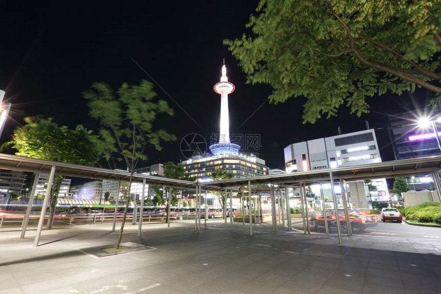 夜间日本京都风景图片