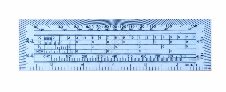 白色背景的减速标尺塑料规则图片