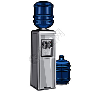饮水机和水桶图片