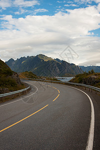环状群岛道路视图图片