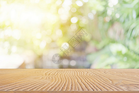 木制表格顶部的抽象背景其质模糊背光背景图片