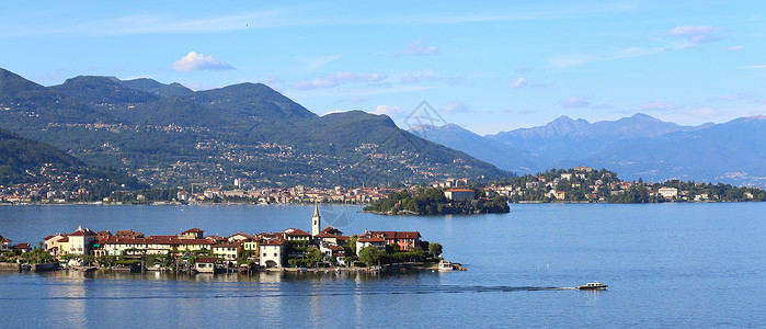 意大利的马焦雷湖高清图片