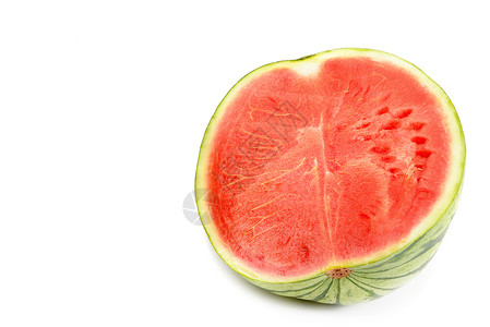 红西瓜开胃菜孤立在白色背景上背景图片