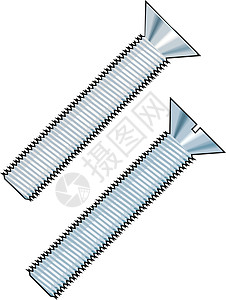 螺栓图标矢量说明图片