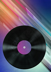 闪发式海报有乙烯唱片设计音乐他们的背景背景图片