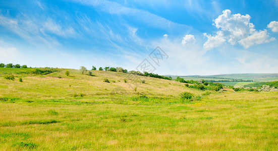 山地和蓝天空的风景农业地貌广域照片图片