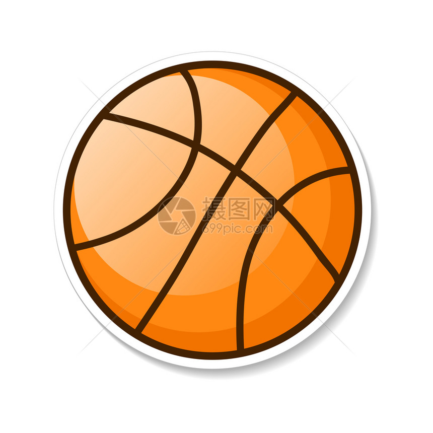 橙色篮球图片