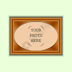 图片文凭或证书的横向金框该可用于文本图片