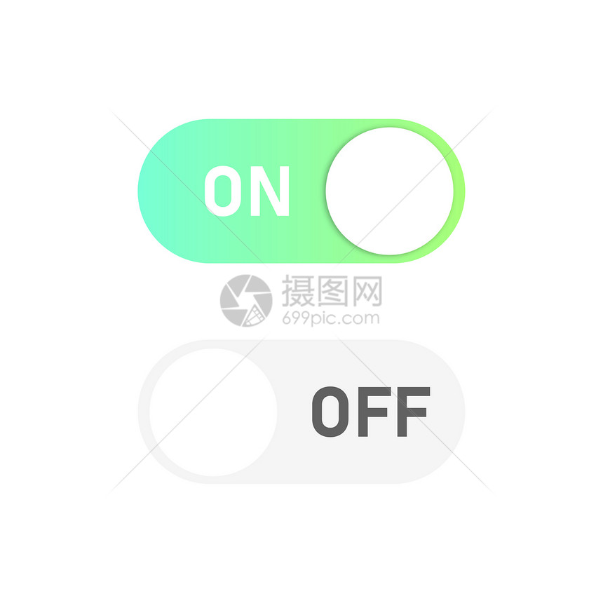 切换梯度图标孤立按钮符号以网络颜色显示的切换模板互联网或应用程序按钮eps10切换梯度图标孤立按钮符号网络颜色显示的切换模板互联图片