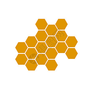 白色背景上的蜂蜜图标用于网站设计标识应用程序ui平板样式的蜂蜜图标梳符号背景图片