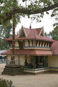 南印度风格的寺庙图片
