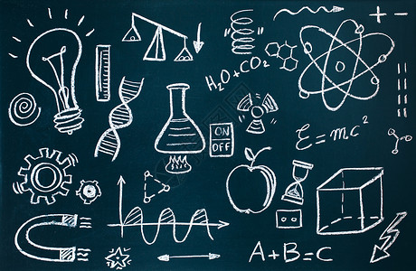 黑板背景的化学和数图纸黑板背景的化学和数图纸图片