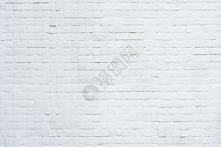 壁上白色砖块图案的抽象背景旧背景图片