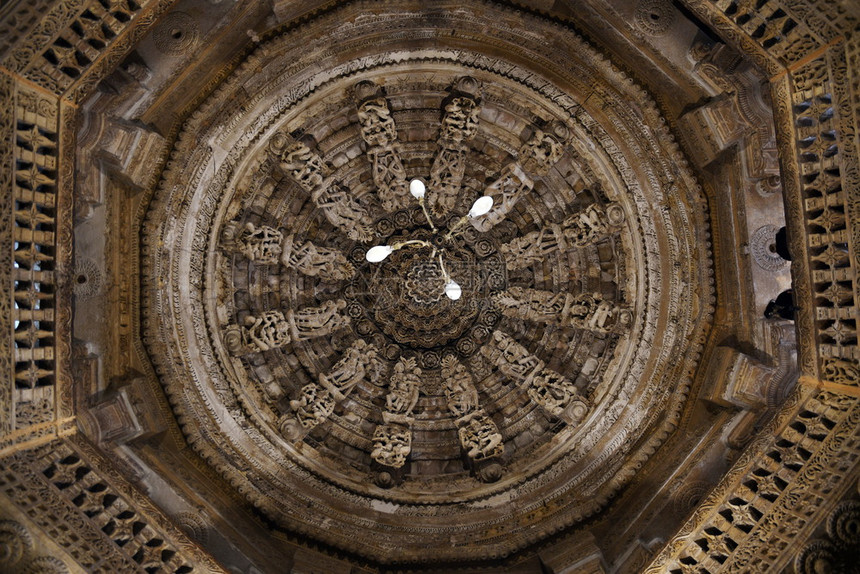 重塑中央大厅的天花板在金堡内杰萨默拉贾斯坦的杰萨默图片