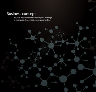 科学背景黑分子遗传和化学合物背景医学技术或科设计的概念图片