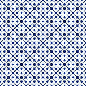 抽象无缝的几何背景白色上的蓝射线和方形纺织品包装图片