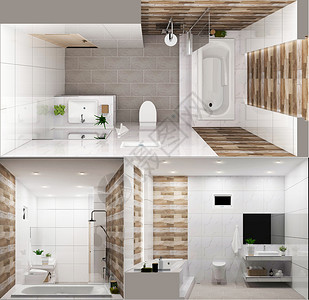 室内设计厕所现代式3d图片