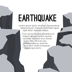 大地震带地震的矢量平方卡和文本空间分裂和缝地面断自然灾害现代大难峡谷和岩石文章幻灯片和设计模板带有地震的矢量平方卡和文本空间现代大爆炸设计图片