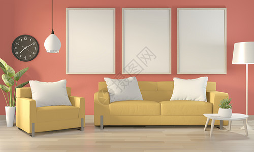 不同颜色的沙发背景图片