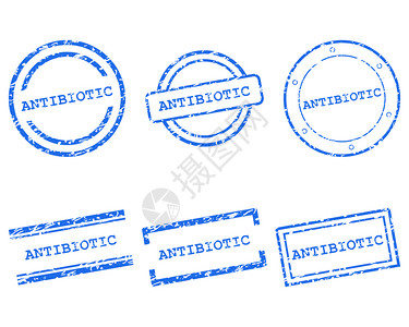 抗生素邮票背景图片