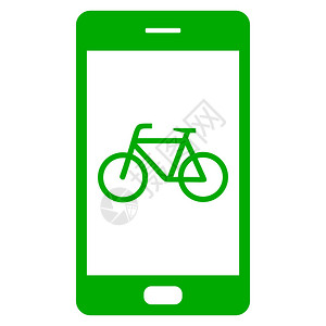 自行车和智能手机背景图片