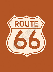 6号路标的志美国公路图标图片