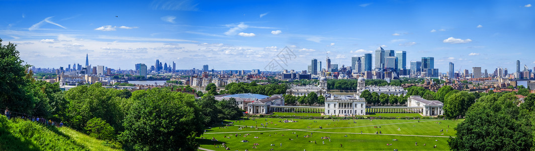 从绿色公园伦敦联合王国的大型全景高清图片