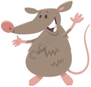 卡通可爱的老鼠图片