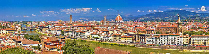 城市Florenc航空历史中心全景观意大利的拖鞋区图片