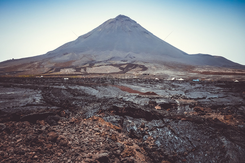 恰达斯卡勒拉的松果火山斗篷冻恰达斯卡斗篷果冻恰达斯卡拉图片
