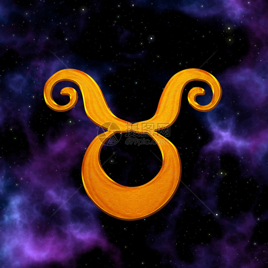 装饰的金色占星学zodiac符号图例图片