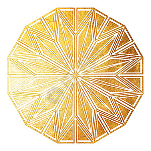 装饰金色圆形品古代艺术装饰风格设计图片