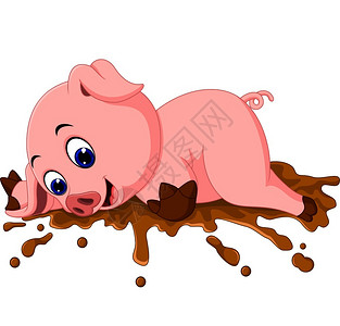 卡通可爱的猪图片